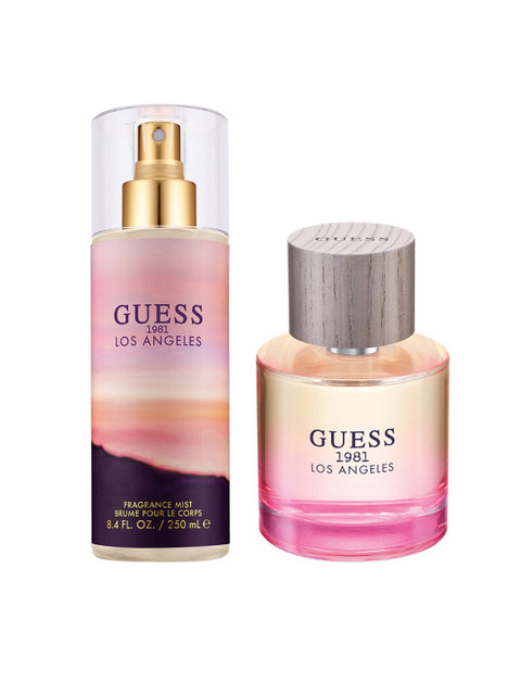 

GUESS Set of 1981 Los Angeles EDT & Body Mist, Transparent