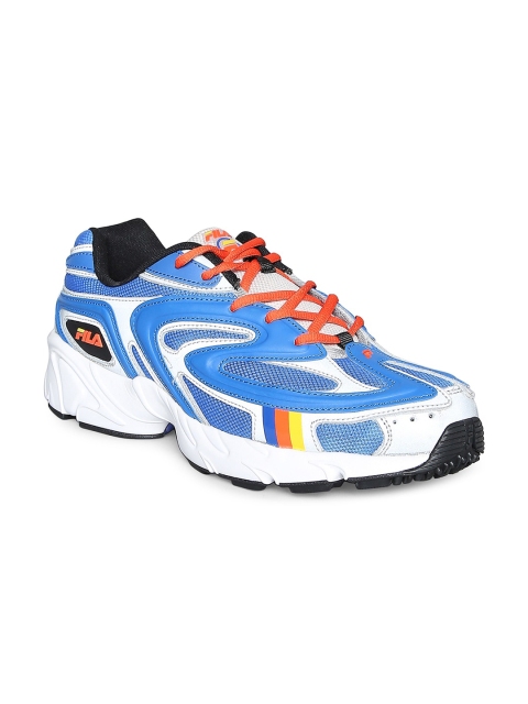 

FILA Men Blue & White Leather Sneakers