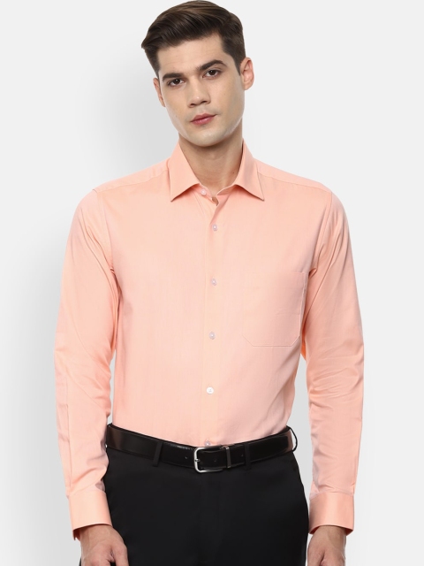 

Louis Philippe Men Pink Slim Fit Opaque Formal Shirt