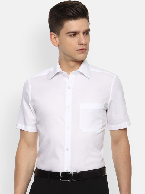 

Louis Philippe Men White Opaque Formal Shirt