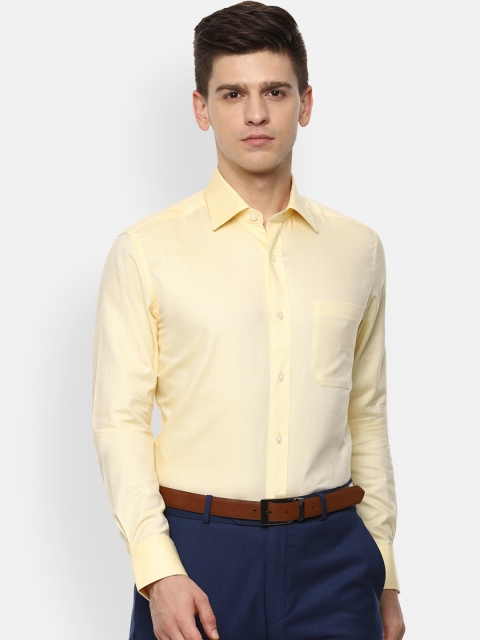 

Louis Philippe Men Yellow Formal Shirt