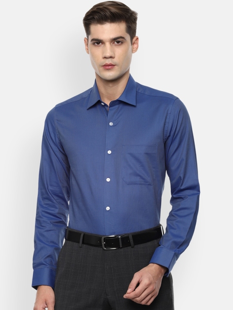 

Louis Philippe Men Blue Slim Fit Opaque Formal Shirt