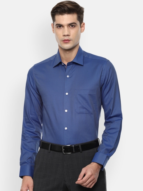 

Louis Philippe Men Blue Slim Fit Opaque Formal Shirt