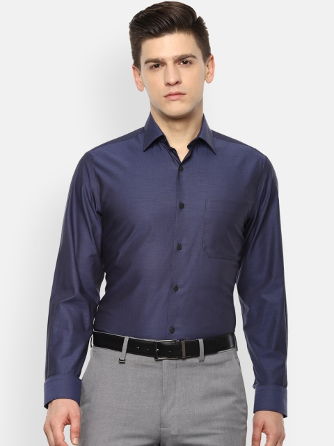 

Louis Philippe Men Navy Blue Slim Fit Opaque Casual Shirt