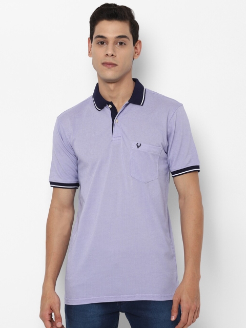 

Allen Solly Men Purple Polo Collar T-shirt