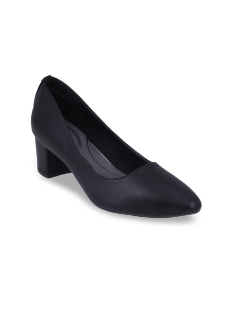 

pelle albero Women Black Block Pumps Heels
