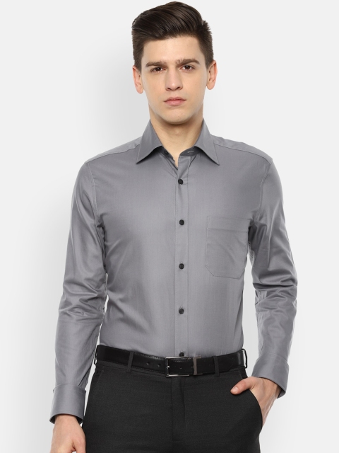 

Louis Philippe Men Grey Formal Shirt