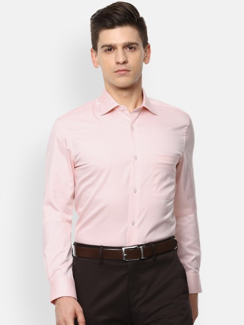 

Louis Philippe Men Pink Opaque Formal Shirt