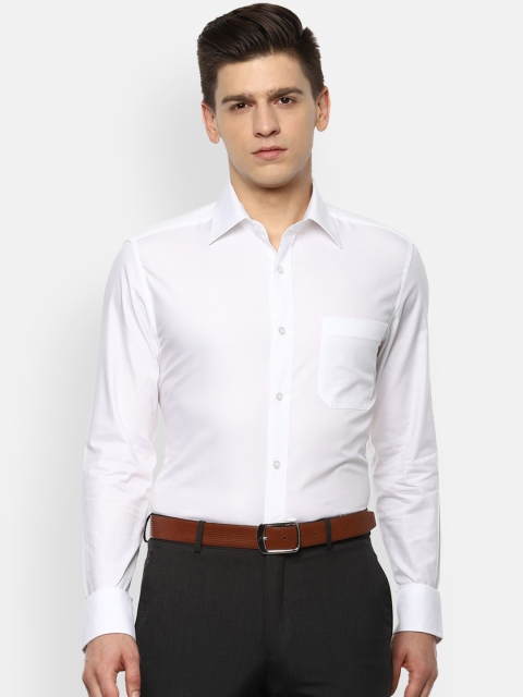

Louis Philippe Men White Opaque Formal Shirt