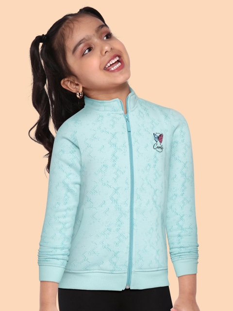 

Monte Carlo Girls Sea Green Geometric Print Sweatshirt