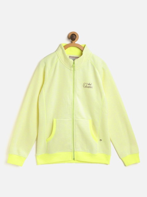

Monte Carlo Girls Fluorescent Green Solid Sweatshirt