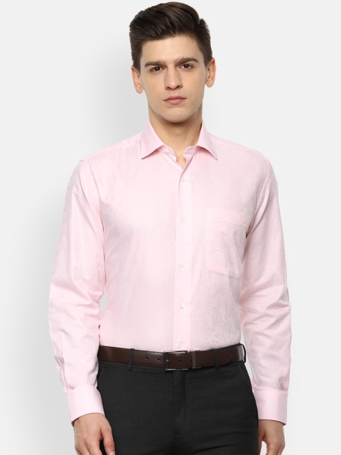 

Luxure by Louis Philippe Men Pink Opaque Casual Shirt