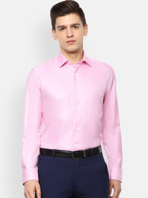 

Luxure by Louis Philippe Men Pink Opaque Casual Shirt
