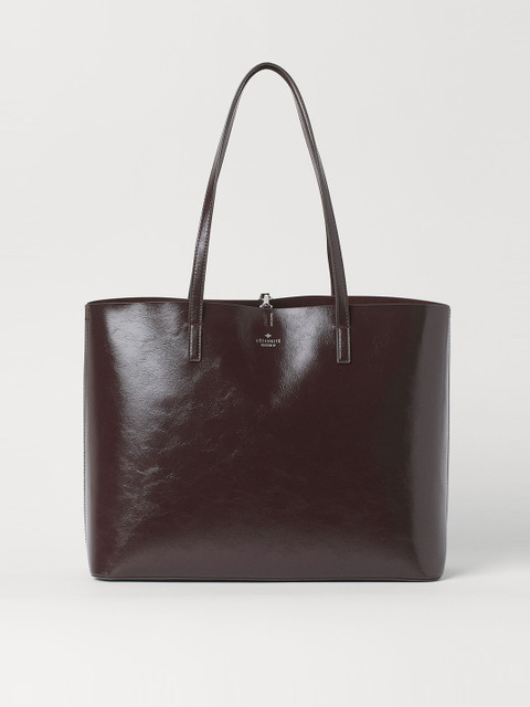 

H&M Women Brown Solid Shopper Bag