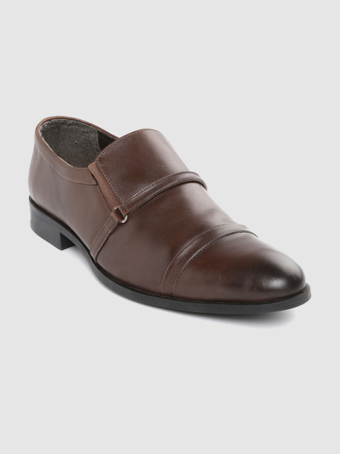 

Blackberrys Men Brown Solid Formal Leather Slip-Ons