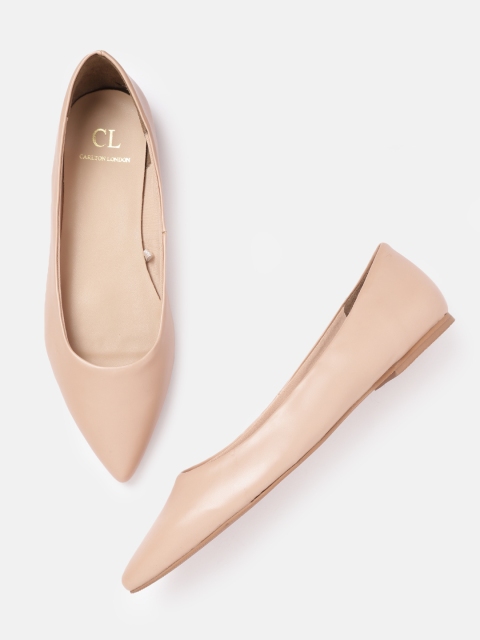 

Carlton London Women Pink Solid Ballerinas Flats