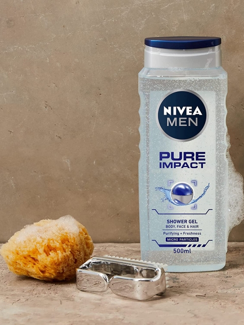 

Nivea Men Pure Impact Shower Gel 500ml, White