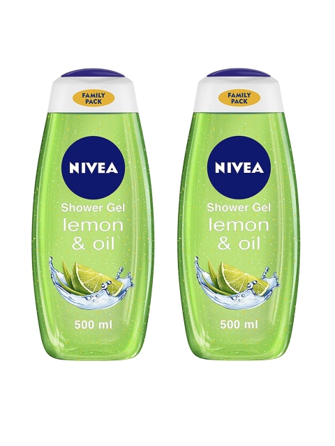 

Nivea Women Set of 2 Shower Gel 1L, Green