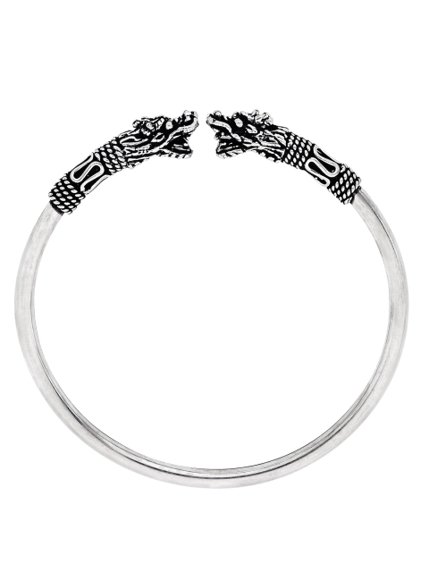 

ahilya Sterling Silver Makara Dragon Kada