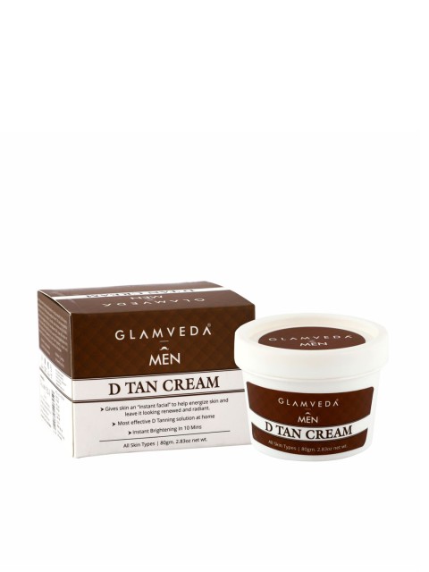 

GLAMVEDA Men D Tan Cream 80g, Brown