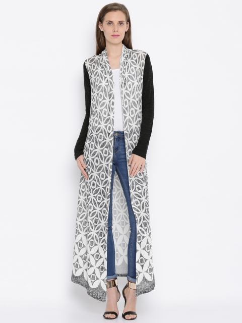 

AND Blue Printed Maxi Shrug