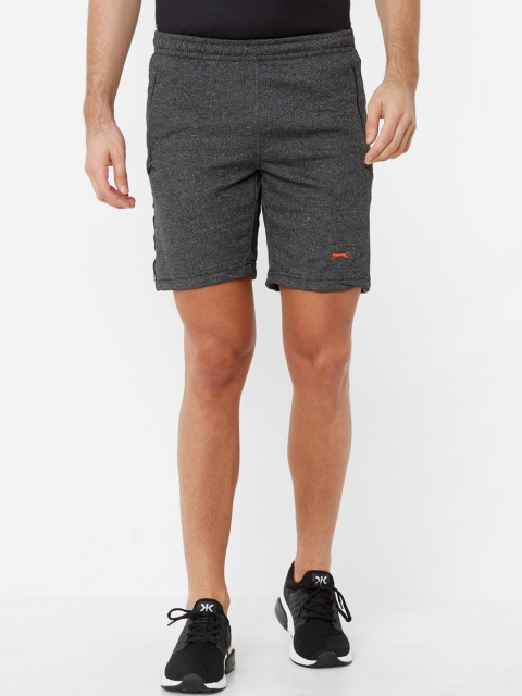 

Black Panther Men Black Acti Fit Sports Shorts