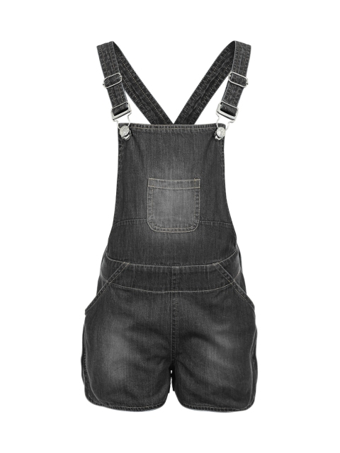 

naughty ninos Girls Black Denim Dungarees