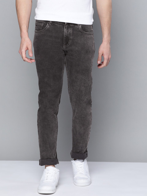 

Mast & Harbour Men Charcoal Grey Skinny Fit Stretchable Jeans