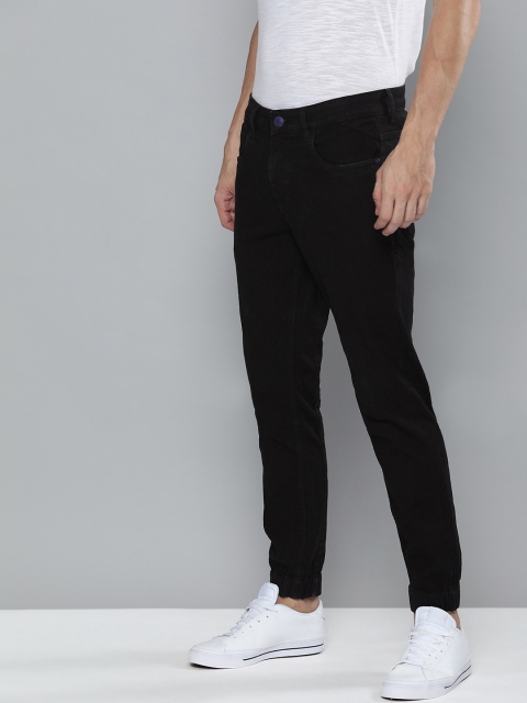 

Mast & Harbour Men Black Slim Jogger Fit Stretchable Jogger Jeans