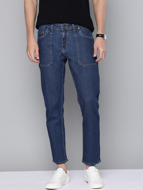

Mast & Harbour Men Navy Blue Slim Tapered Fit Stretchable Jeans