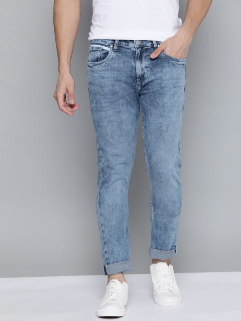 

Mast & Harbour Men Blue Skinny Fit Light Fade Stretchable Jeans