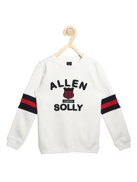 

Allen Solly Junior Boys White Printed Sweatshirt