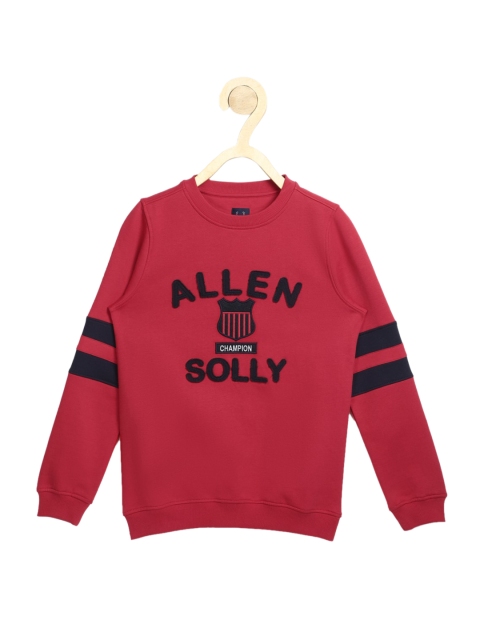 

Allen Solly Junior Boys Red Printed Sweatshirt