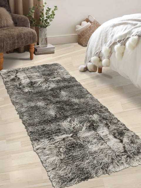 

OBSESSIONS Grey Printed Foxy Floor Runner