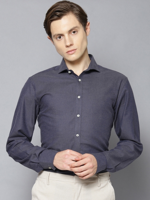 

Bruun & Stengade Men Grey Slim Fit Opaque Casual Shirt