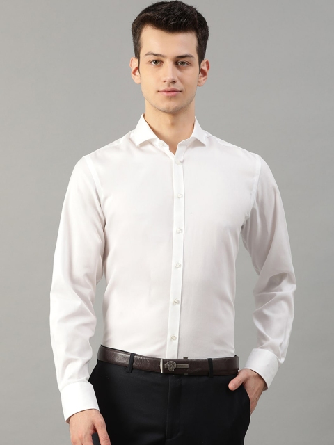 

Bruun & Stengade Men White Opaque Casual Shirt