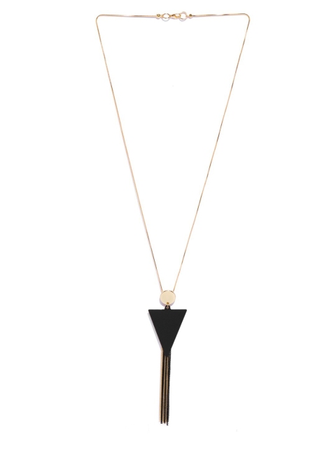 

Blisscovered Woman Gold-Toned & Black Necklace