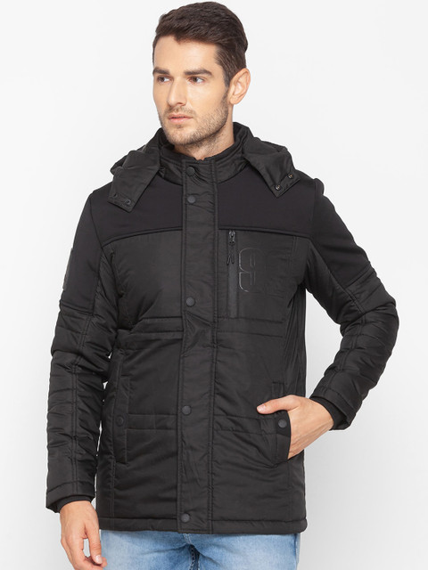 

SPYKAR Men Black Padded Jacket