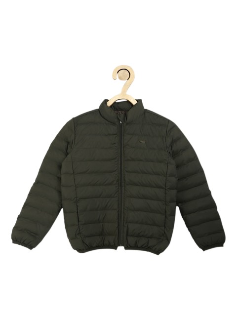 

Allen Solly Junior Boys Olive Green Puffer Jacket