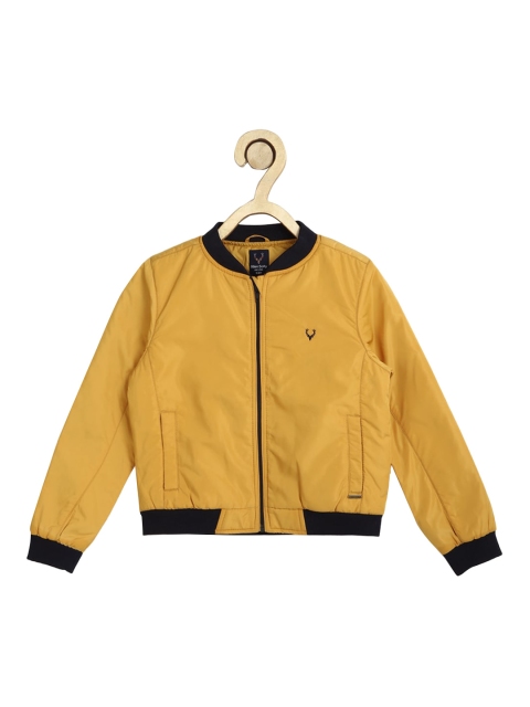 

Allen Solly Junior Boys Yellow Bomber Jacket