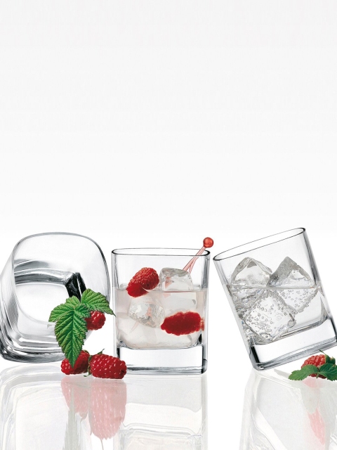 

Luigi Bormioli Set of 6 Michelangelo Professional Line Single Cube Glass, Transparent
