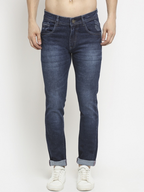 

Rodamo Men Blue Slim Fit Light Fade Stretchable Jeans