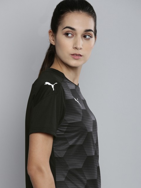

Puma Women Black dryCELL teamFINAL 21 Printed T-shirt