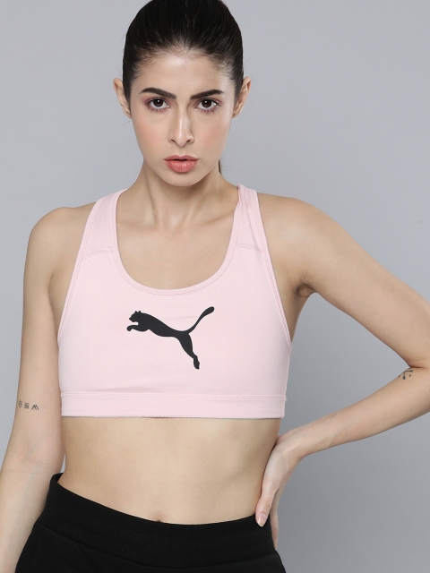 

Puma Pink Workout Bra Lightly Padded