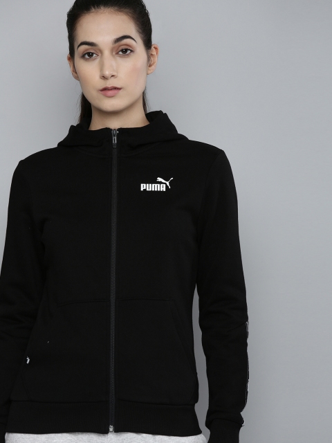 

Puma Women Black POWER Full-Zip Hoodie Sweatshirt