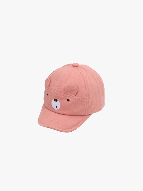 

POKORY Unisex Kids Pink & White Baseball Cap