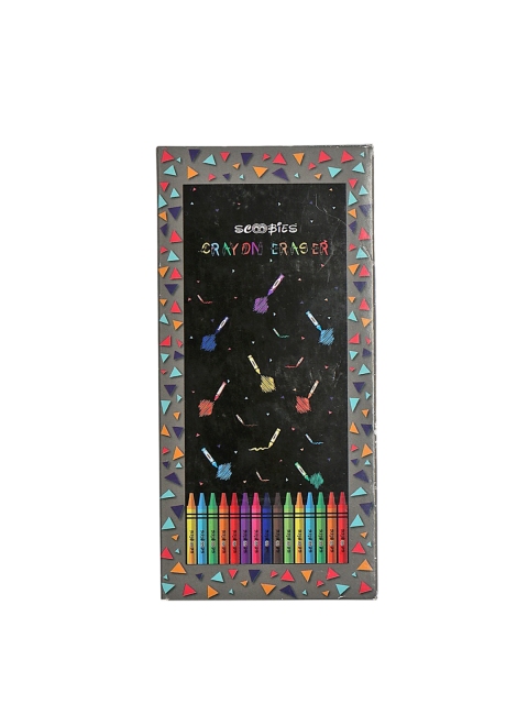 

SCOOBIES Kids Set Of 10 Crayon Eraser, Multi