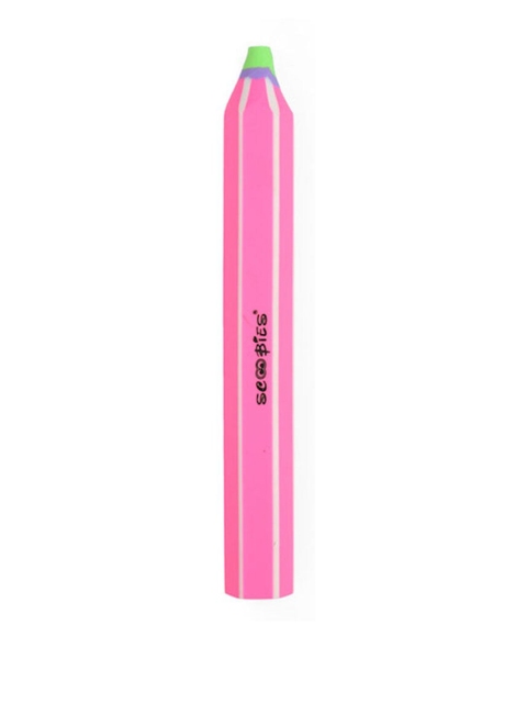 

SCOOBIES Kids Green & Pink Pencil Shaped Eraser