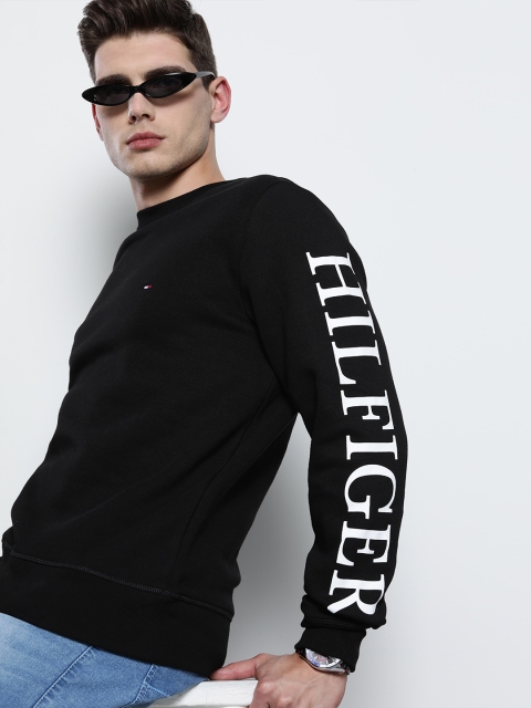 

Tommy Hilfiger Men Black Sweatshirt