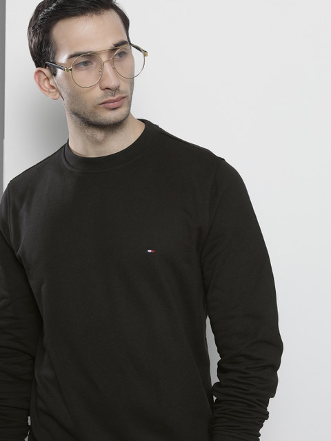

Tommy Hilfiger Men Black Sweatshirt